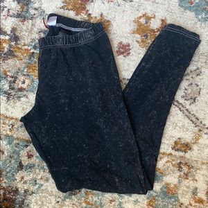 Acid wash leggings